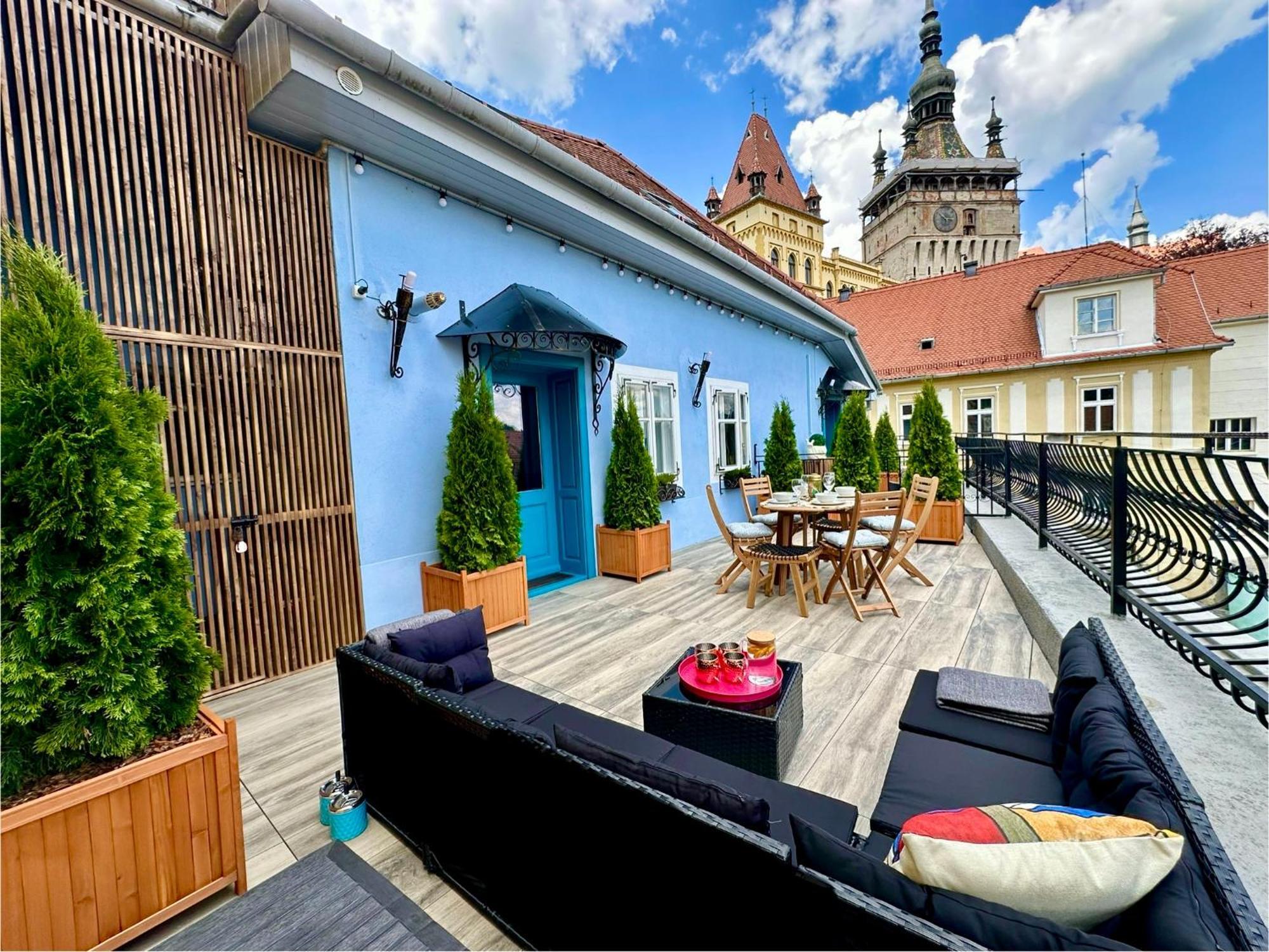 Casa Albastra By Casa Otto Apartment Сигишоара Екстериор снимка