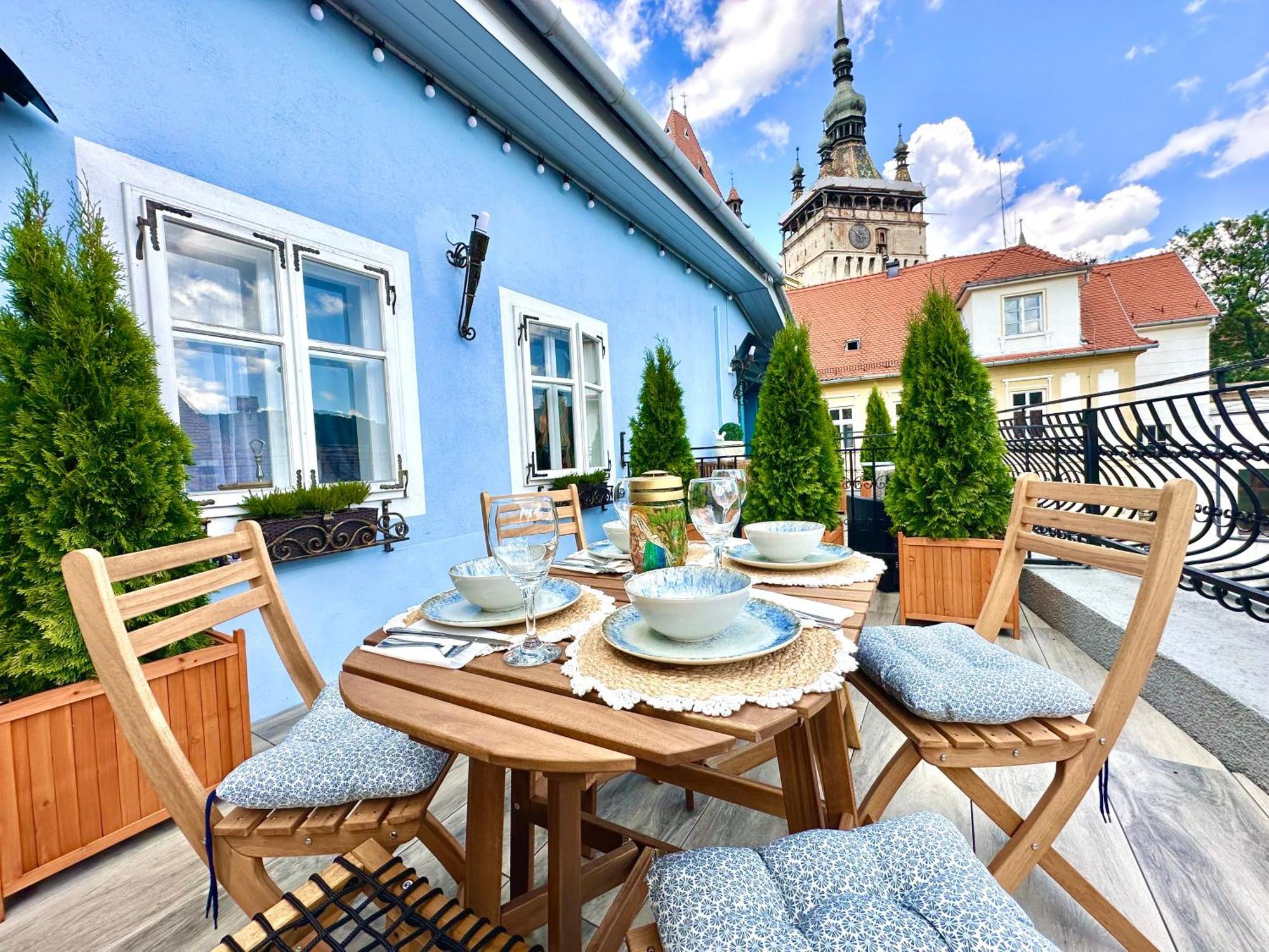 Casa Albastra By Casa Otto Apartment Сигишоара Екстериор снимка
