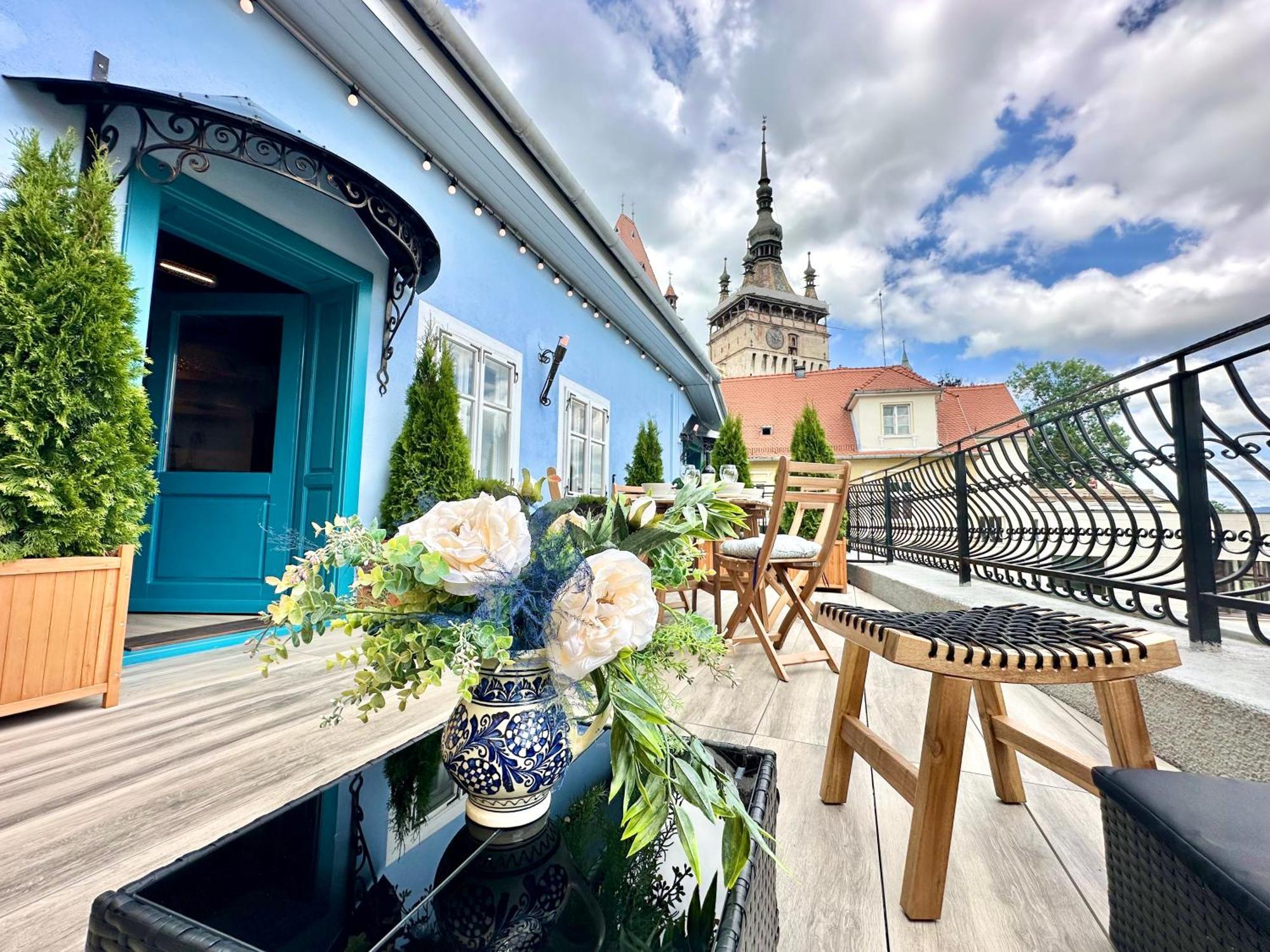 Casa Albastra By Casa Otto Apartment Сигишоара Екстериор снимка